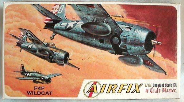 Hawk 1/72 Wildcat F4F 1967 issue kit