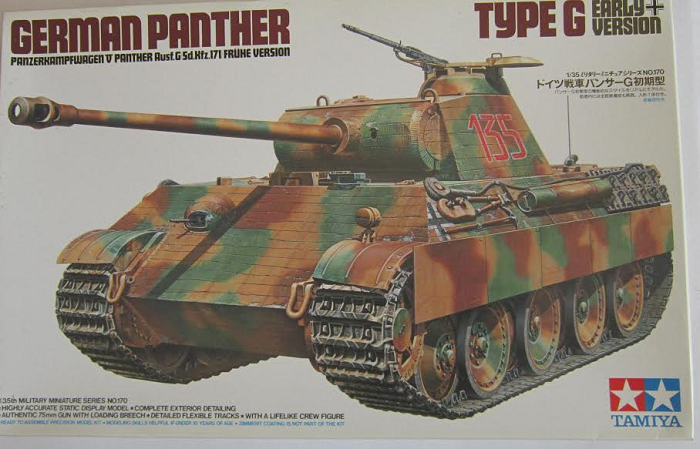 WW2 Panther Ausf D tank Camouflage Patterns Brick Set