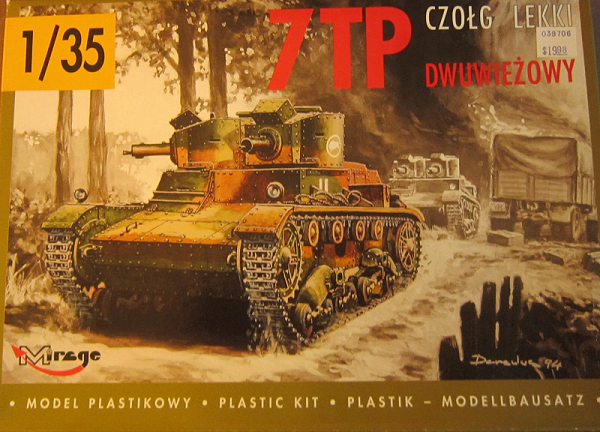 032 1:72 First to Fight Polish 7TP Double Turret Polish Light Tank