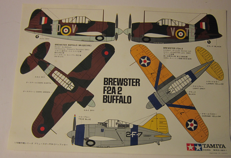 Deagostini United State Scala 1/72 #27 WW2 Aircombat BREWSTER F2A BUFFALO 